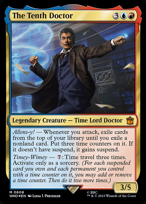 Magic the Gathering Card - The Tenth Doctor - MTG Circle