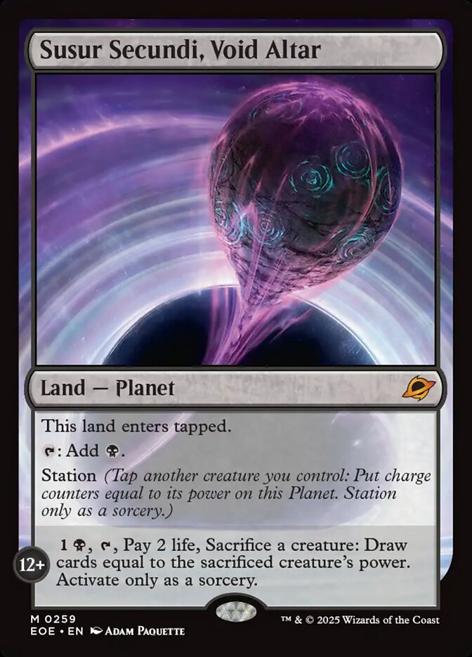 Magic the Gathering Card - Susur Secundi, Void Altar - MTG Circle