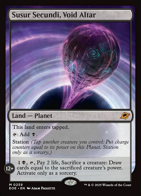 Magic the Gathering Card - Susur Secundi, Void Altar - MTG Circle