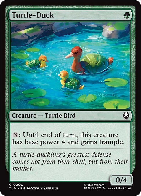 Magic the Gathering Card - Turtle-Duck - MTG Circle
