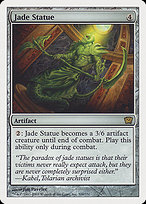 Magic the Gathering Card - Jade Statue - MTG Circle
