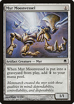 Magic the Gathering Card - Myr Moonvessel - MTG Circle