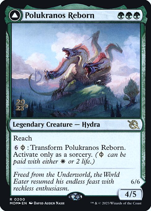 Magic the Gathering Card - Polukranos Reborn - MTG Circle