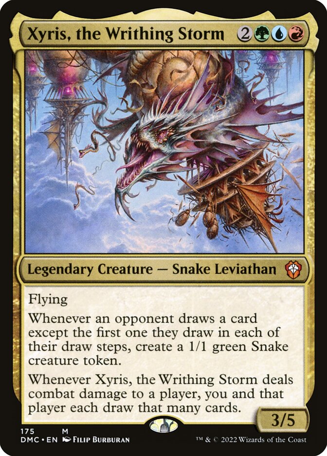 Magic the Gathering Card - Xyris, the Writhing Storm - MTG Circle