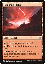 Magic the Gathering Card - Ramunap Ruins - MTG Circle