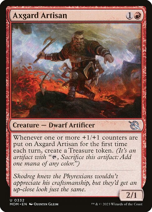 Magic the Gathering Card - Axgard Artisan - MTG Circle