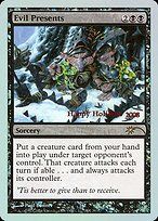 Magic the Gathering Card - Evil Presents - MTG Circle
