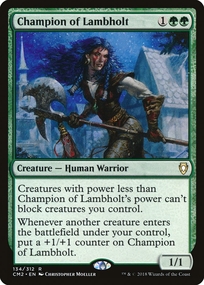 Magic the Gathering Card - Champion of Lambholt - MTG Circle