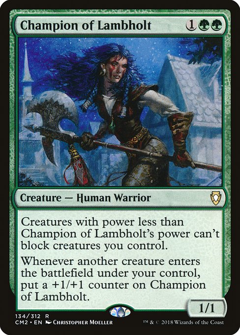 Magic the Gathering Card - Champion of Lambholt - MTG Circle