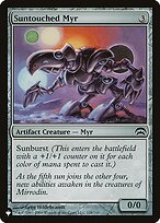 Magic the Gathering Card - Suntouched Myr - MTG Circle