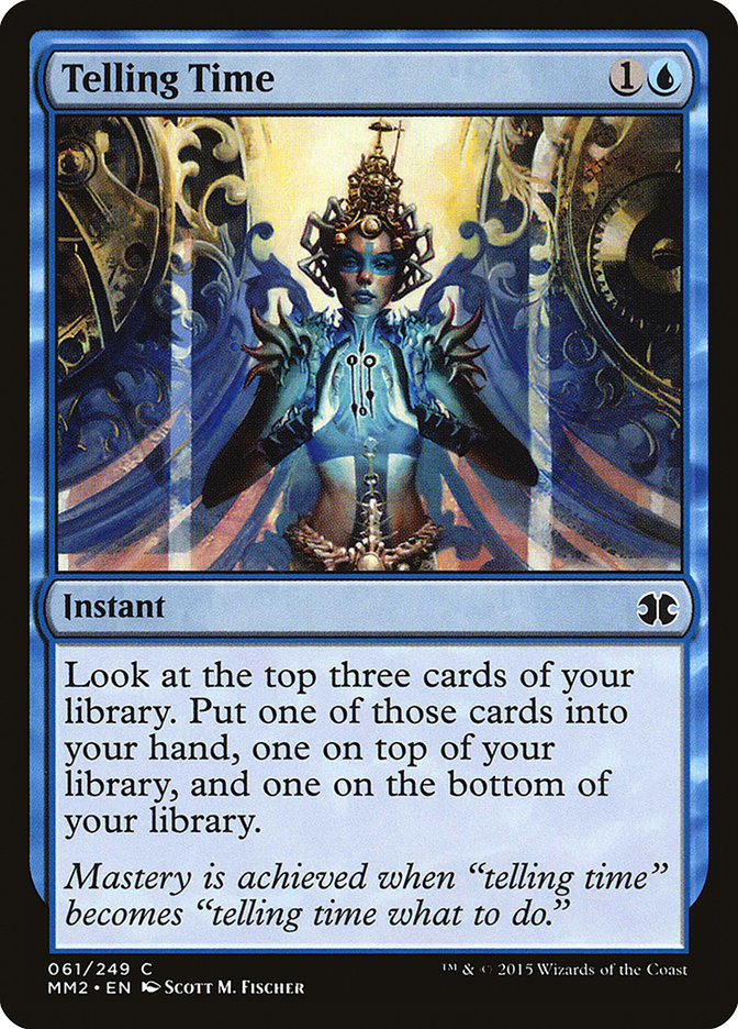 Magic the Gathering Card - Telling Time - MTG Circle