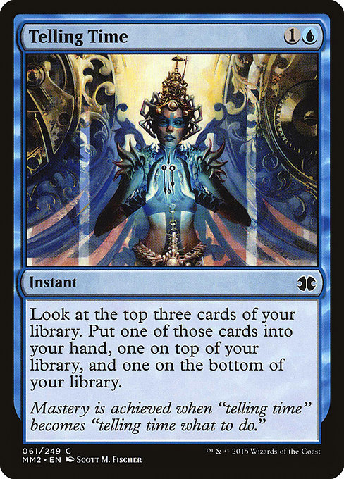 Magic the Gathering Card - Telling Time - MTG Circle
