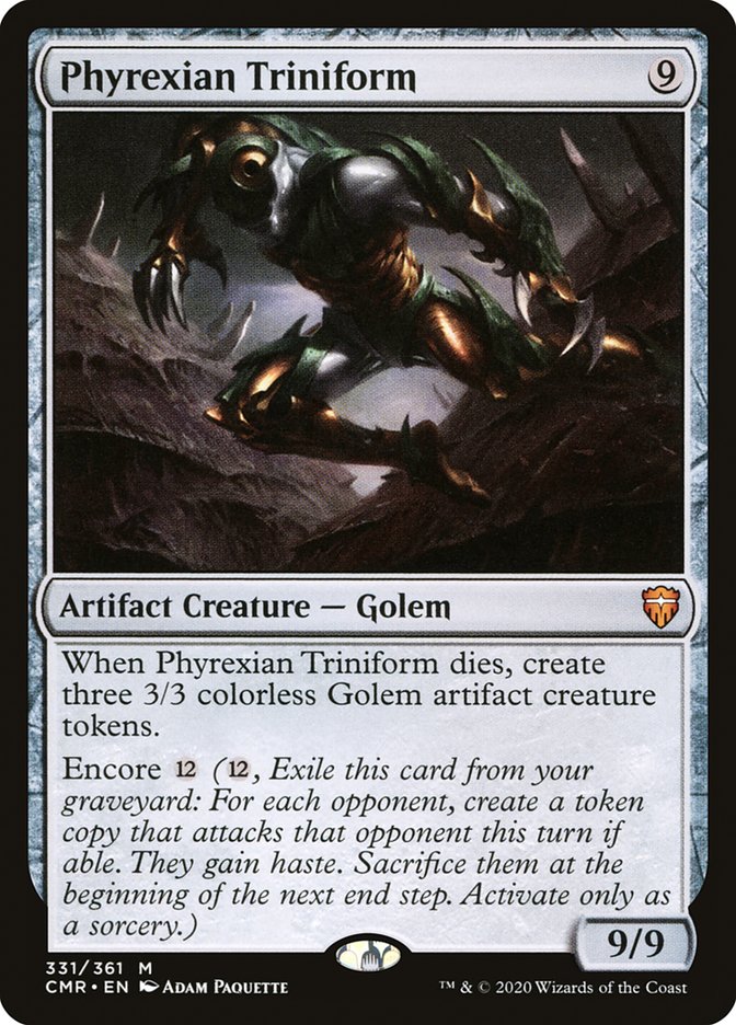 Magic the Gathering Card - Phyrexian Triniform - MTG Circle