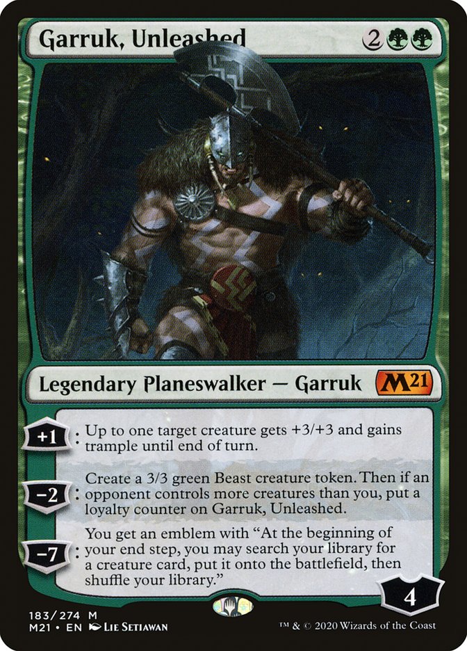 Magic the Gathering Card - Garruk, Unleashed - MTG Circle