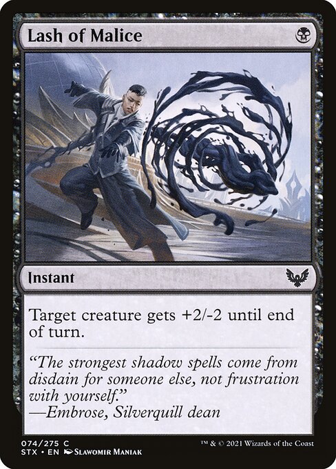 Magic the Gathering Card - Lash of Malice - MTG Circle