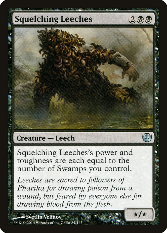 Magic the Gathering Card - Squelching Leeches - MTG Circle