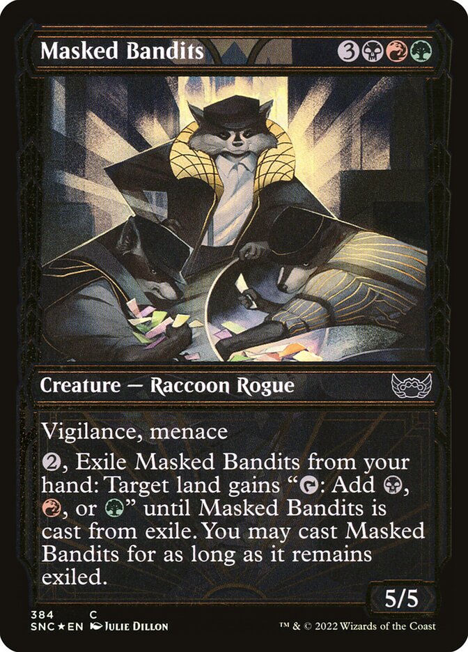 Magic the Gathering Card - Masked Bandits - MTG Circle