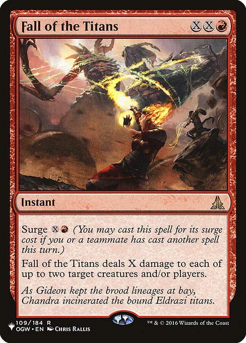 Magic the Gathering Card - Fall of the Titans - MTG Circle