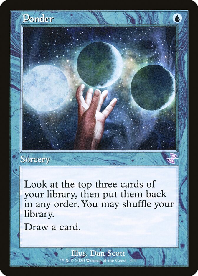 Magic the Gathering Card - Ponder - MTG Circle