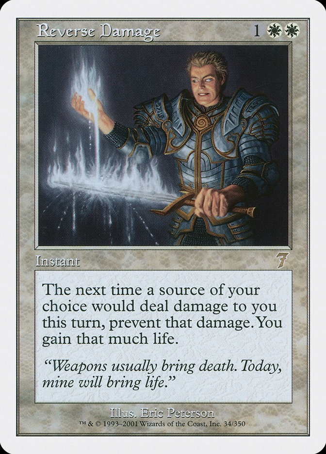 Magic the Gathering Card - Reverse Damage - MTG Circle