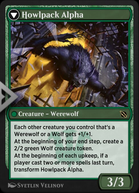 Magic the Gathering Card - Howlpack Alpha - MTG Circle