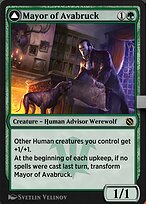 Magic the Gathering Card - Mayor of Avabruck // Howlpack Alpha - MTG Circle