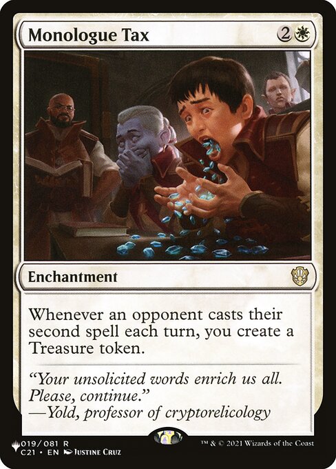 Magic the Gathering Card - Monologue Tax - MTG Circle