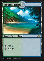 Magic the Gathering Card - Tropical Island - MTG Circle