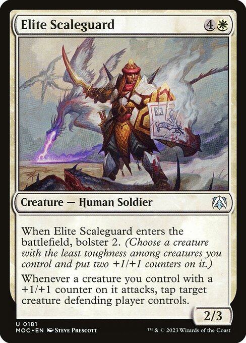 Magic the Gathering Card - Elite Scaleguard - MTG Circle