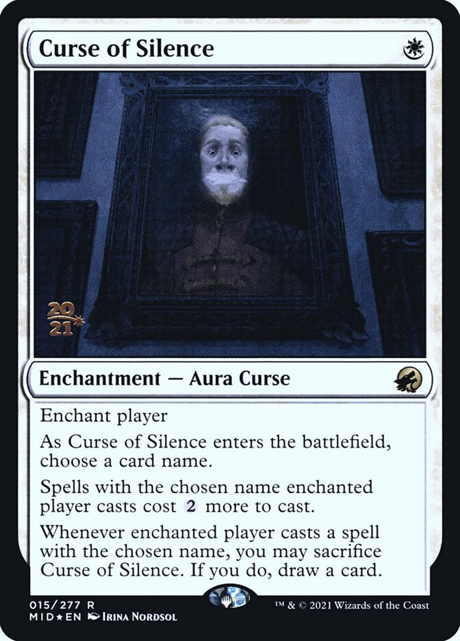 Magic the Gathering Card - Curse of Silence - MTG Circle