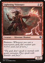 Magic the Gathering Card - Lightning Visionary - MTG Circle
