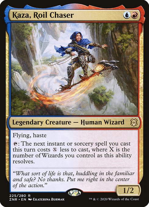 Magic the Gathering Card - Kaza, Roil Chaser - MTG Circle