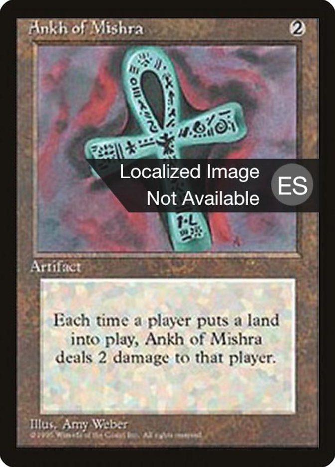 Magic the Gathering Card - Ankh of Mishra - MTG Circle