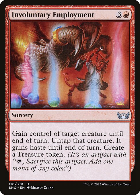 Magic the Gathering Card - Involuntary Employment - MTG Circle