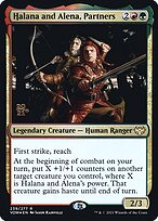 Magic the Gathering Card - Halana and Alena, Partners - MTG Circle