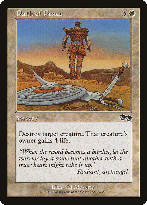 Magic the Gathering Card - Path of Peace - MTG Circle