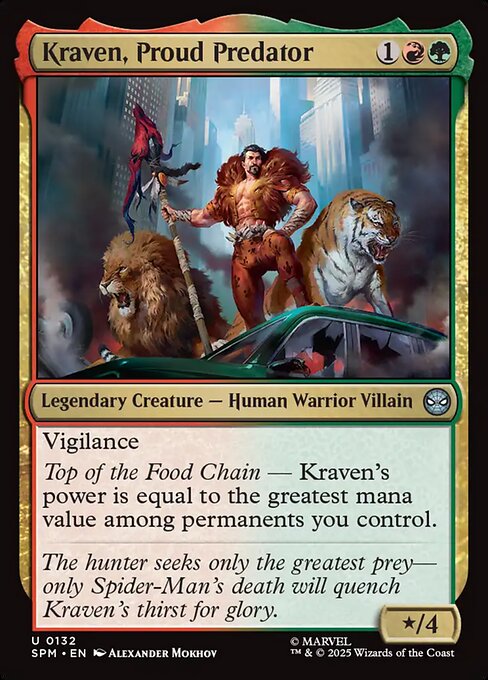 Magic the Gathering Card - Kraven, Proud Predator - MTG Circle