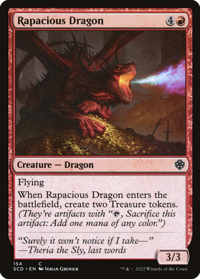 Magic the Gathering Card - Rapacious Dragon - MTG Circle