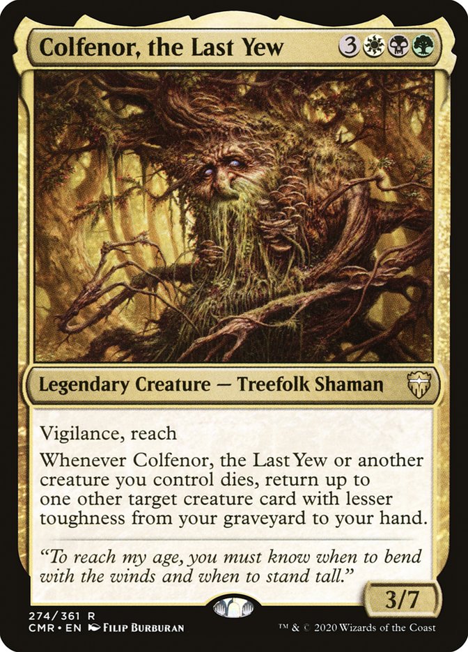 Magic the Gathering Card - Colfenor, the Last Yew - MTG Circle