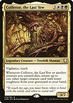 Magic the Gathering Card - Colfenor, the Last Yew - MTG Circle