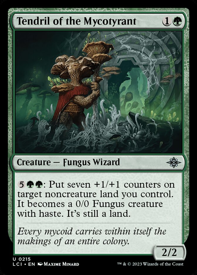 Magic the Gathering Card - Tendril of the Mycotyrant - MTG Circle