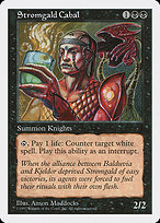 Magic the Gathering Card - Stromgald Cabal - MTG Circle