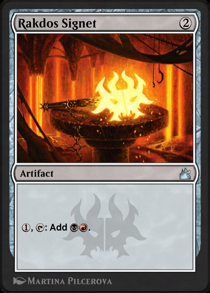 Magic the Gathering Card - Rakdos Signet - MTG Circle