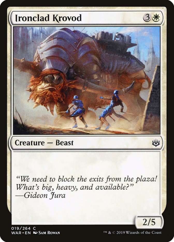 Magic the Gathering Card - Ironclad Krovod - MTG Circle