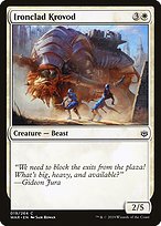 Magic the Gathering Card - Ironclad Krovod - MTG Circle