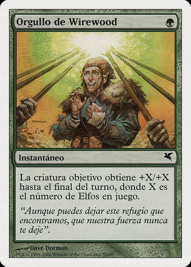 Magic the Gathering Card - Wirewood Pride - MTG Circle