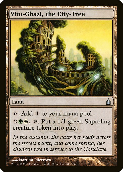 Magic the Gathering Card - Vitu-Ghazi, the City-Tree - MTG Circle