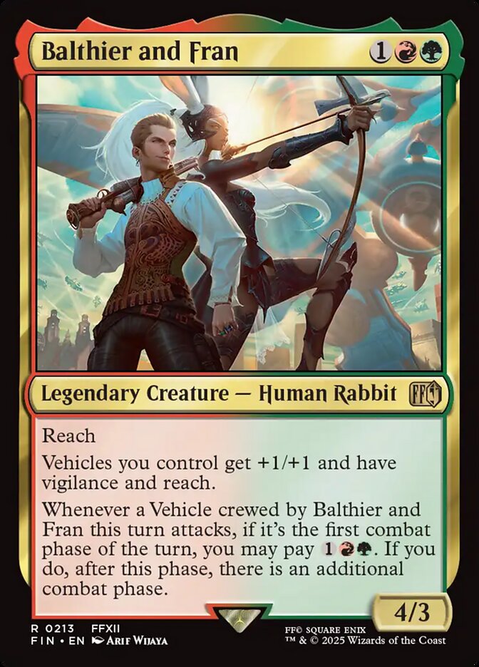 Magic the Gathering Card - Balthier and Fran - MTG Circle