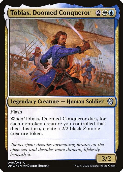 Magic the Gathering Card - Tobias, Doomed Conqueror - MTG Circle