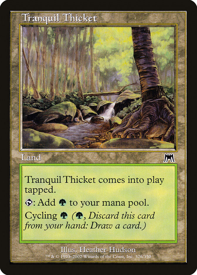 Magic the Gathering Card - Tranquil Thicket - MTG Circle